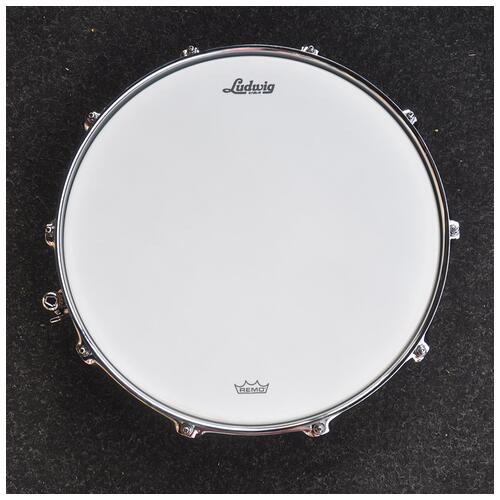 Image 4 - Ludwig LB464R 14″ x 6.5″ Raw Brass Phonic Snare Drum